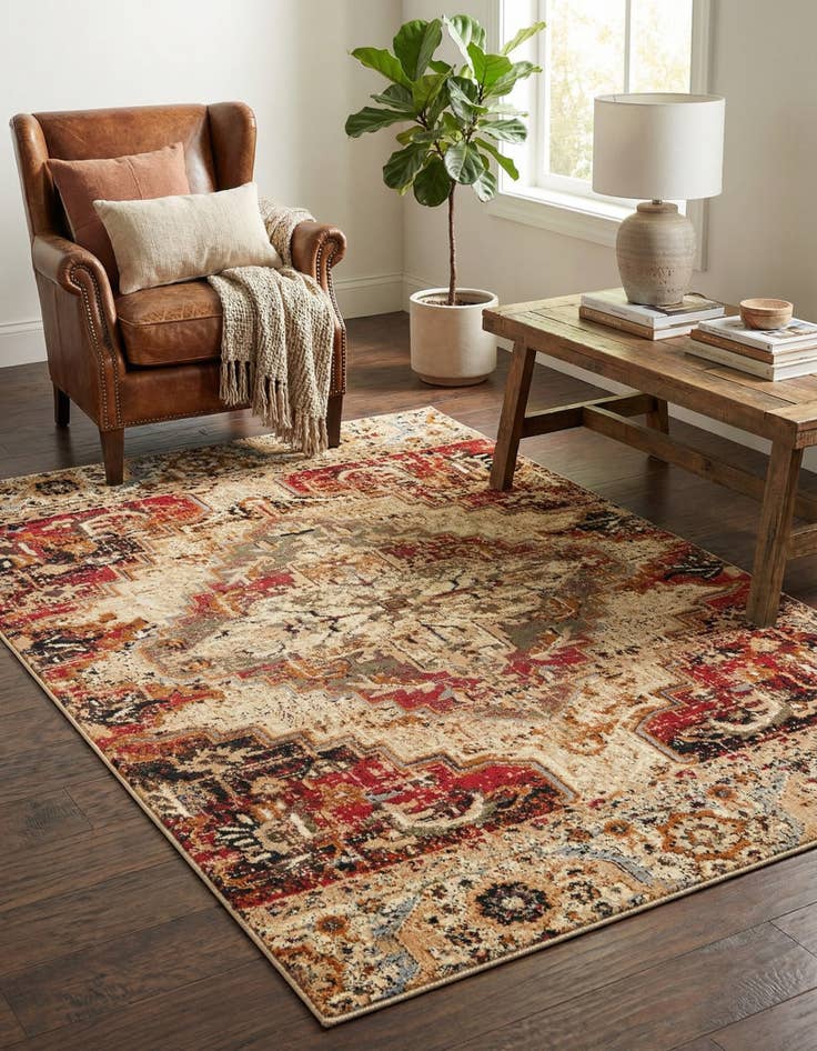 Detail image of 4' x 6' Saturn Rug