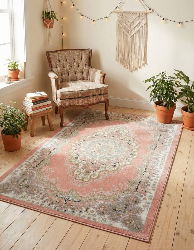 Detail image of 3' 3 x 5' 3 Kamala Washable Rug