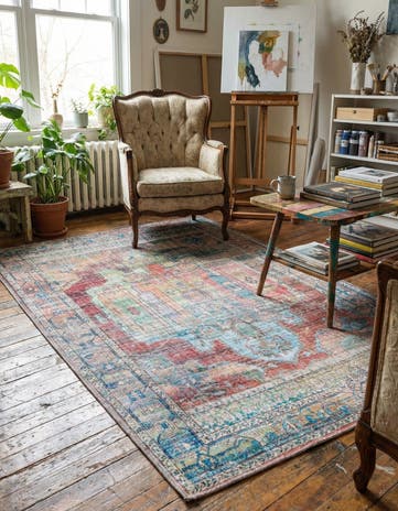 4' x 6' Washable Maahru Rug