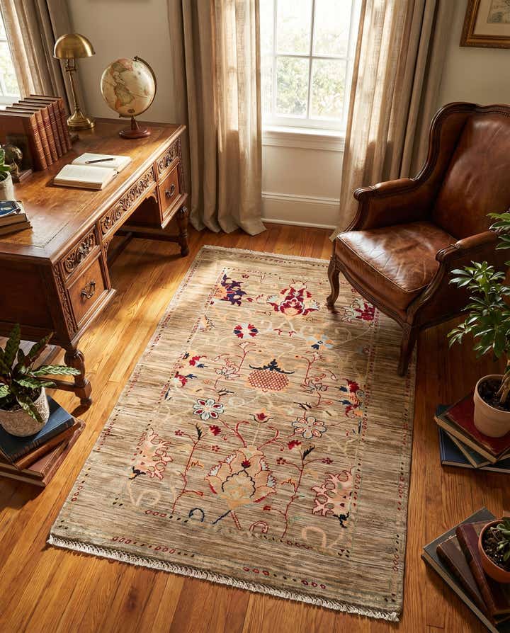 3' 2 x 5' 1 Hand Knotted Ariana Ziegler Rug