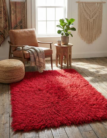 3' 1 x 5' 1 Hand Knotted Moroccan Wool Rug
