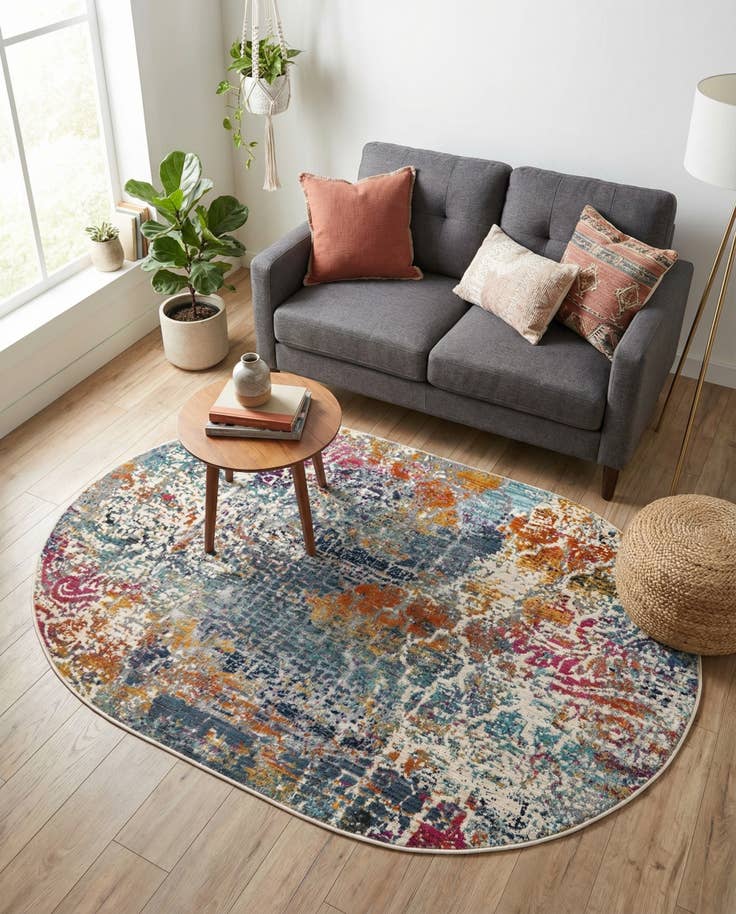 Detail image of 3' 7 x 5' 3 Malibu Oval Rug