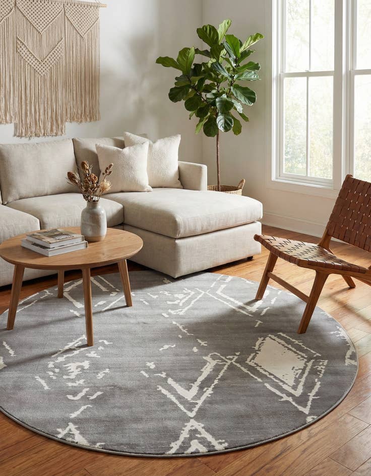 Detail image of 8' x 8' Uptown Carnegie Hill Round Rug