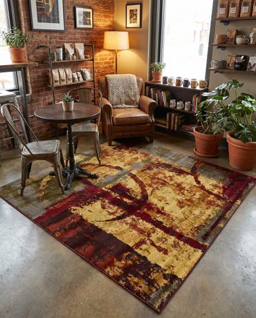  6' x 6' Cafe Square Rug