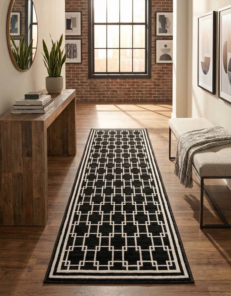 Detail image of Jill Zarin 2' x 6' Metropolitan Uptown Runner Rug