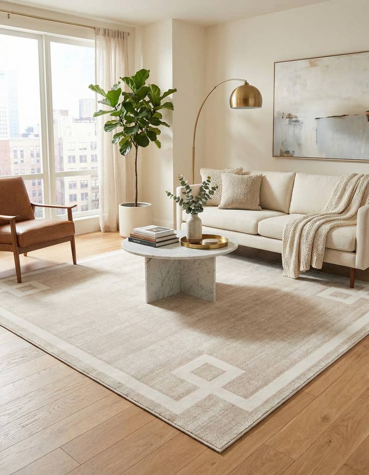 Detail image of 7' 10 x 7' 10 Uptown Lenox Hill Square Rug