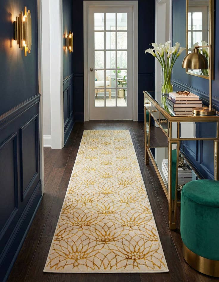 Detail image of 2' x 10' Marilyn Monroe&trade; Glam Dahlia Runner Rug