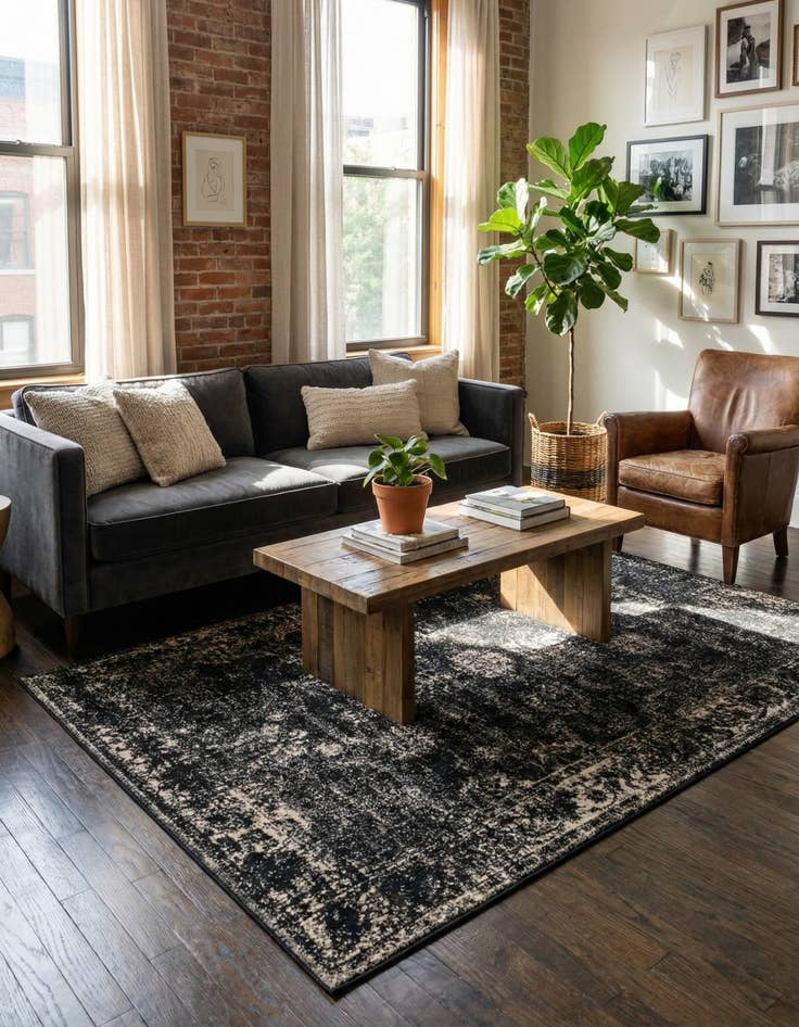 Detail image of 6' x 9' Monte Carlo Rug With Pad Bundle