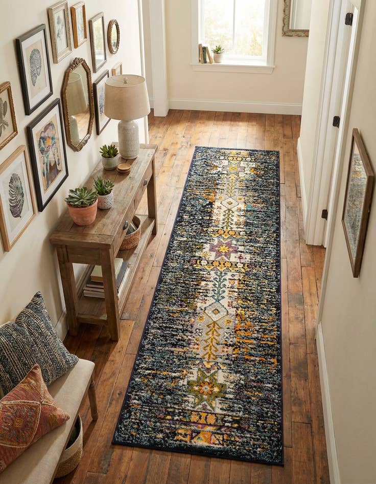 Detail image of 2' 7 x 10' Carrington Runner Rug