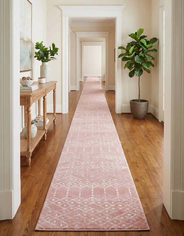 Detail image of 3' x 16' Paxon Trellis Runner Rug