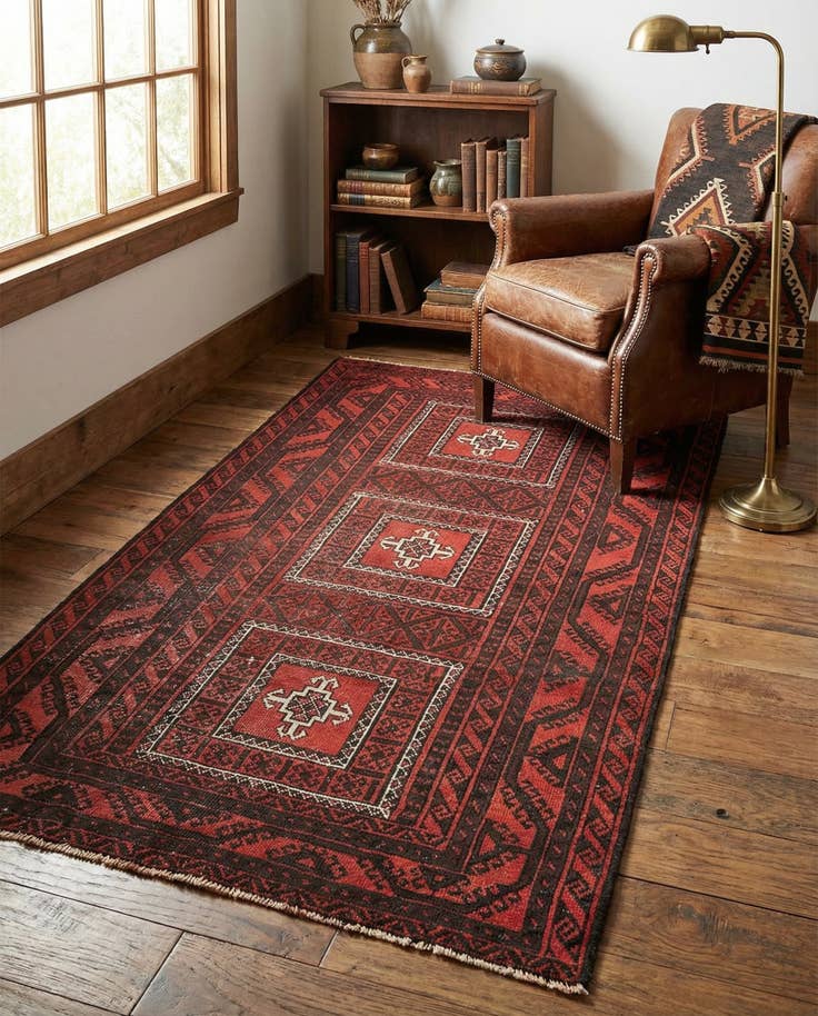 Detail image of 3' 4 x 6' 6 Balouch Rug
