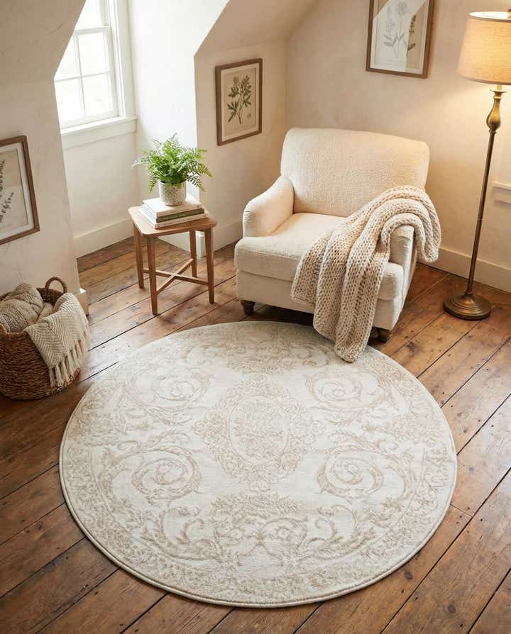 4' x 4' Finsbury Round Rug
