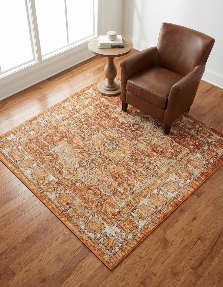 Detail image of 5' x 5' Isabella Square Rug