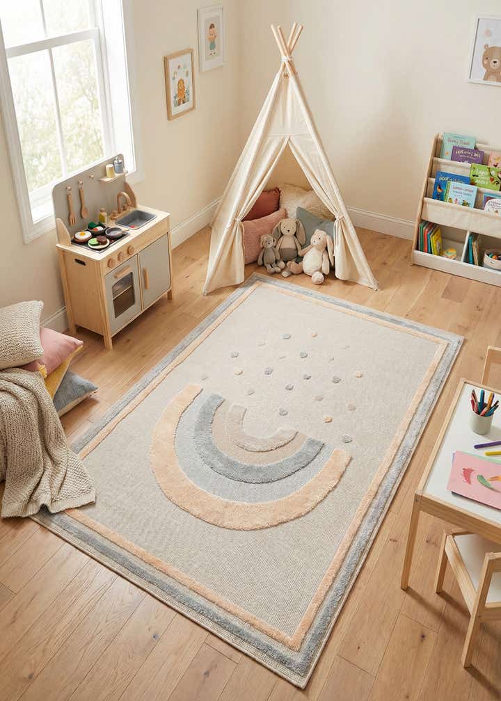 5' 3 x 8' Whimsy Kids Rug