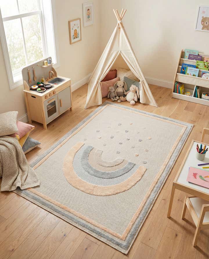 5' 3 x 8' Whimsy Kids Rug