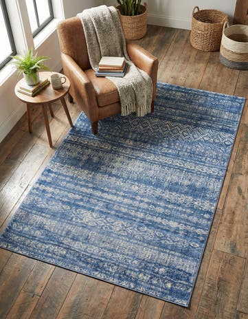 Navy Blue Apollo Rug