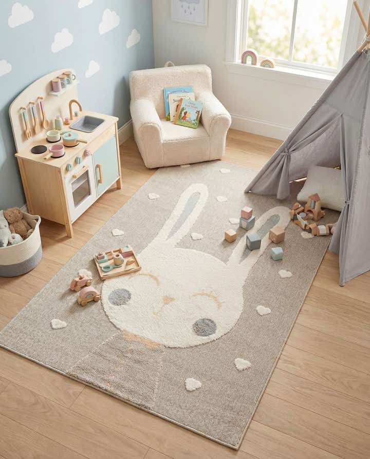5' 3 x 8' Whimsy Kids Rug
