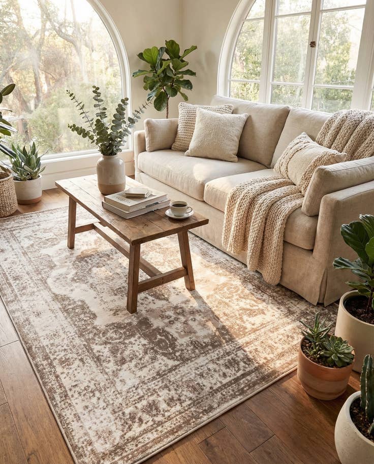 Detail image of 6' x 9' Monaco Rug With Pad Bundle
