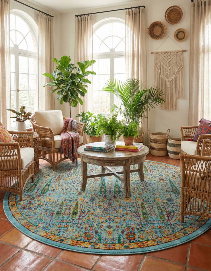 Detail image of  10' x 10' Calypso Round Rug