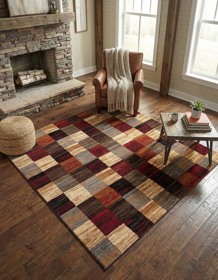 Detail image of 6' x 6' Cafe Square Rug