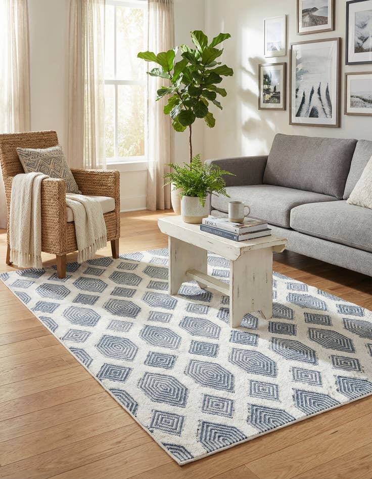 Detail image of 4' 5 x 6' Sabrina Soto Casa Havana Rug