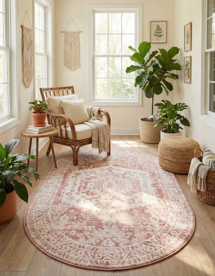 Detail image of 5' x 8' Oxford Oval Rug