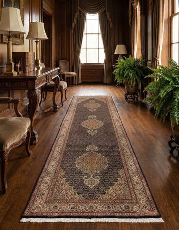 2' 9 x 10' 2 Tabriz Mahi Wool Runner Rug