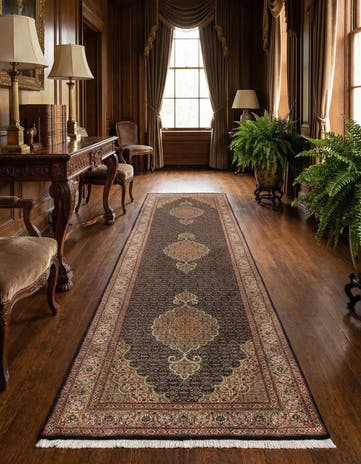 2' 9 x 10' 2 Tabriz Mahi Wool Runner Rug