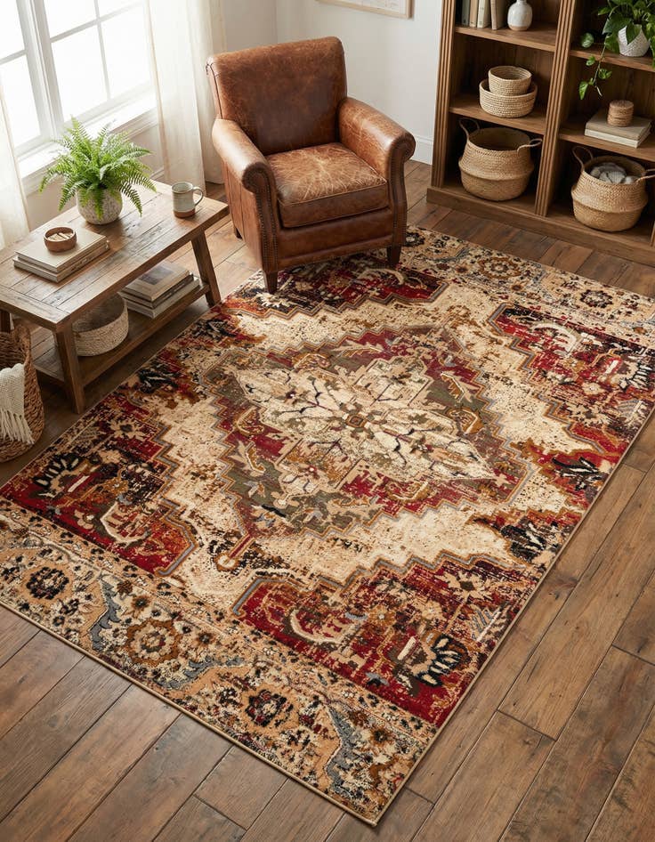 Detail image of 6' x 9' Saturn Rug