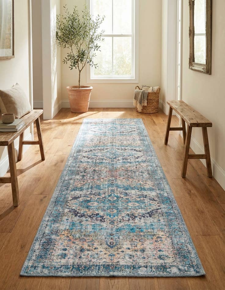 Detail image of 2' x 7' 10  Washable Mangata Runner Rug