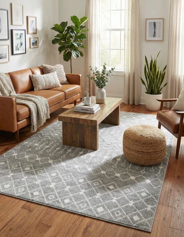 6' x 9' Moroccan Trellis Rug