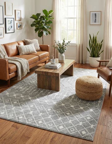 6' x 9' Moroccan Trellis Rug