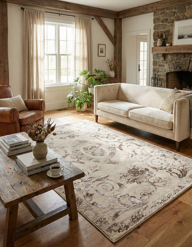 Detail image of 5' 3 x 8' Finsbury Rug