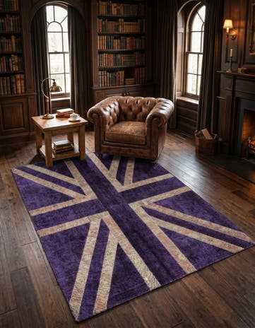 4' 8 x 6' 6 Hand Knotted Ultra Vintage Persian Wool Rug
