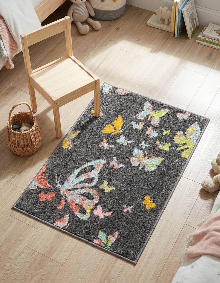 Detail image of 2' 2 x 3' Whimsy Kids Rug