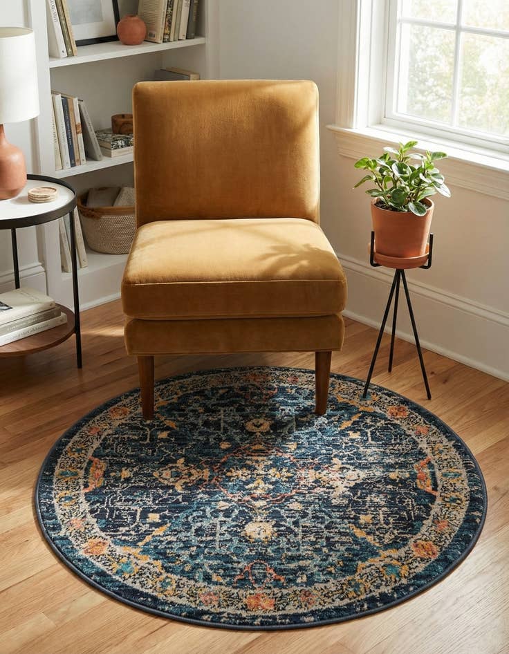 Detail image of 3' 3 x 3' 3 Lola Round Rug