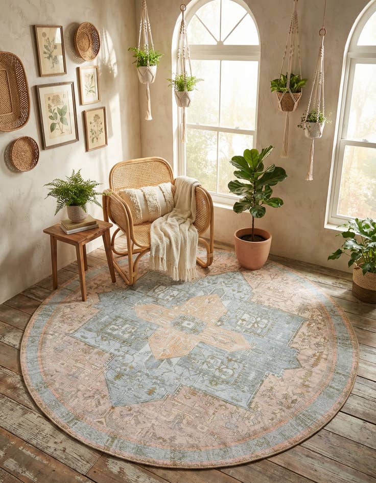 Detail image of 7' 6 x 7' 6 Timeless Round Rug