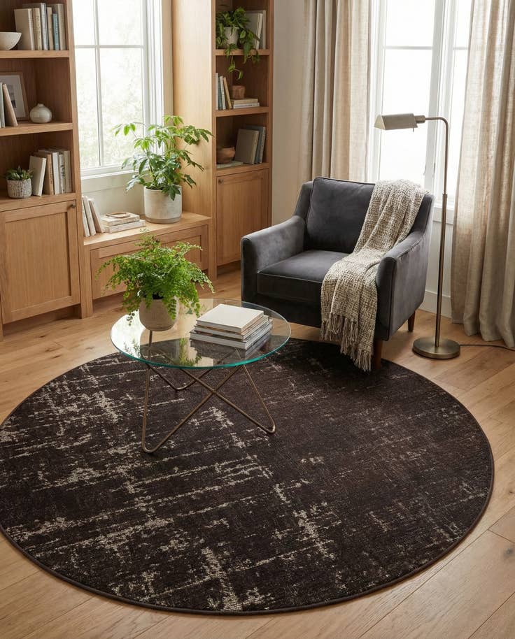 Detail image of 5' 3 x 5' 3 Valencia Round Rug