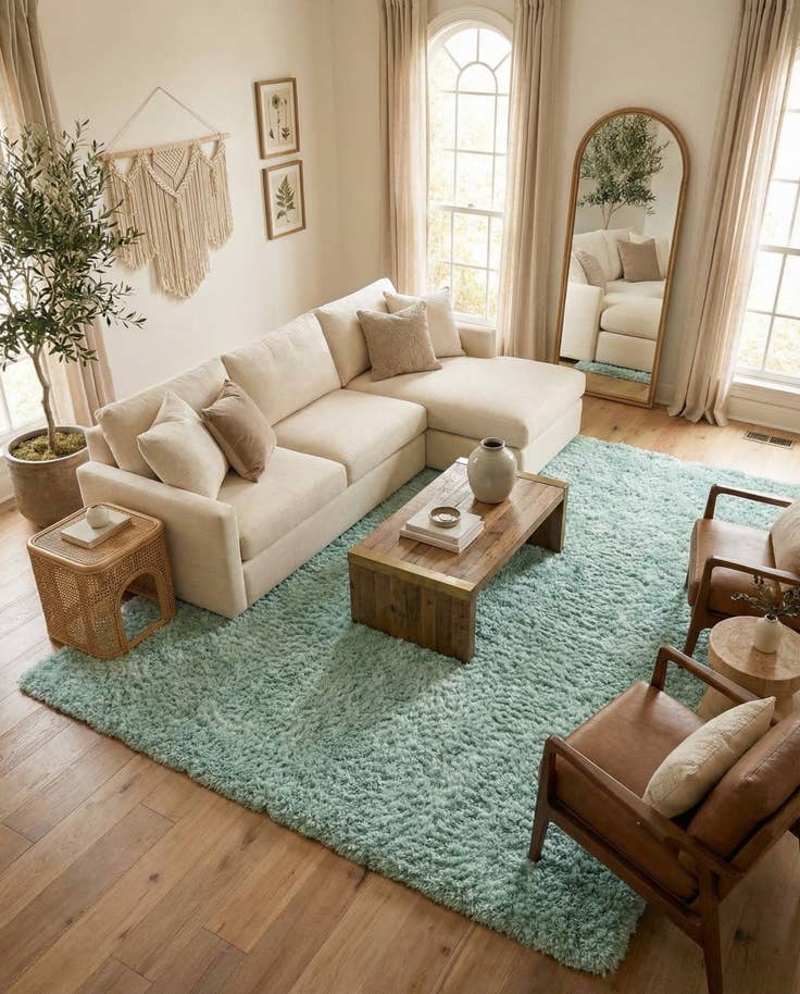 Detail image of 10' x 13' Infinity Shag Rug