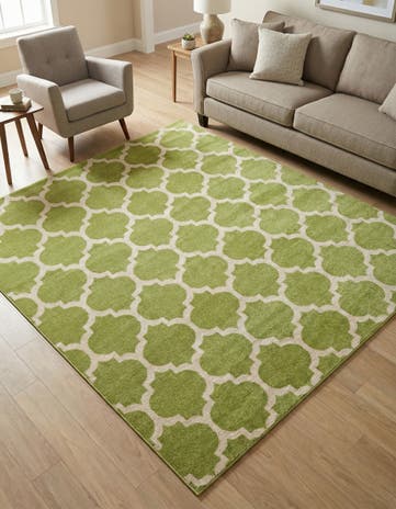 7' 10 x 7' 10 Lattice Square Rug