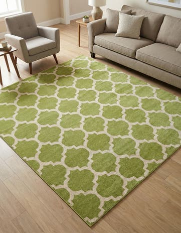 7' 10 x 7' 10 Lattice Square Rug