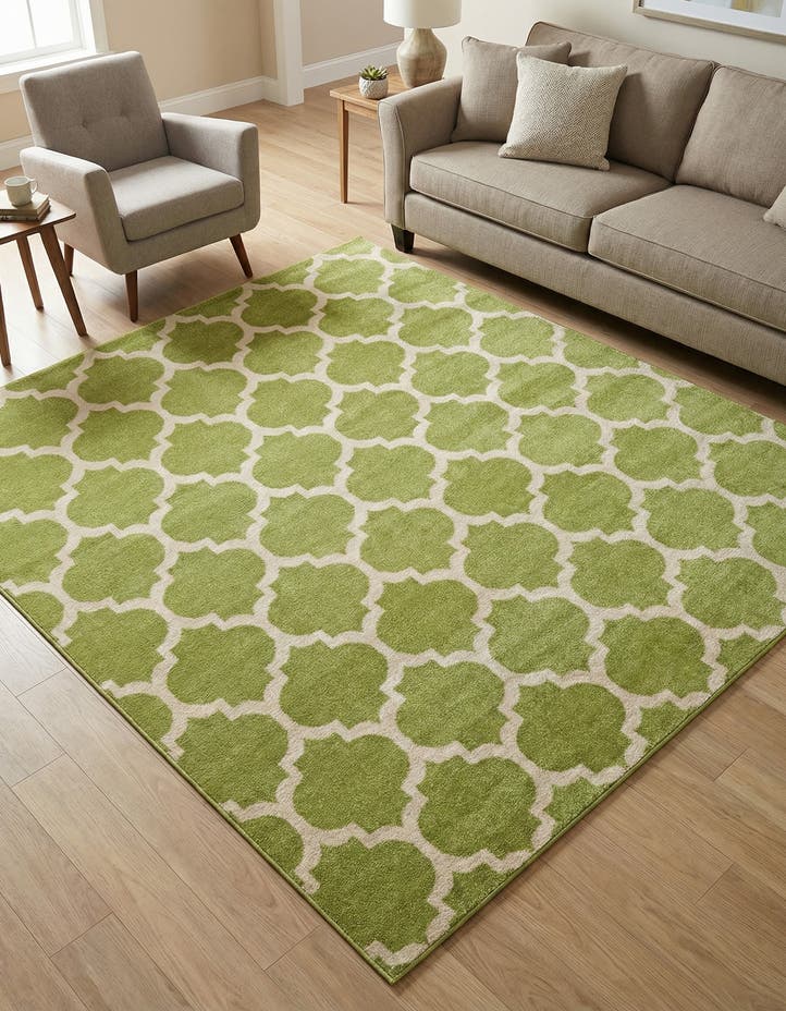 7' 10 x 7' 10 Lattice Square Rug