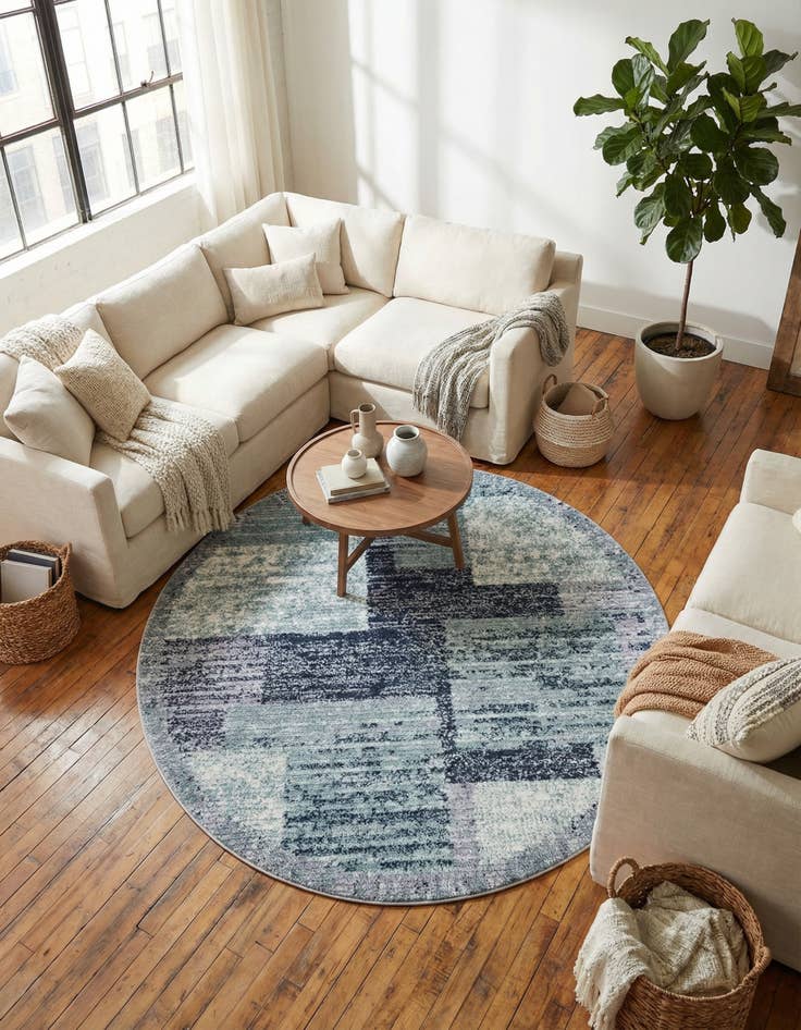 Detail image of 7' 10 x 7' 10 Tucson Round Rug