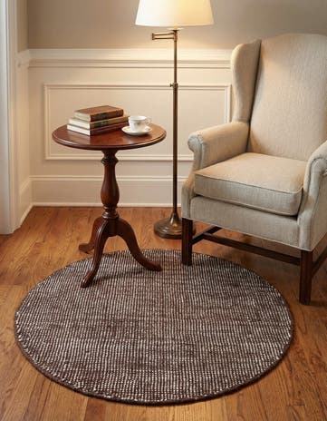 3' 1 x 3' 1 Hand Woven Jill Zarin English Manor Wool Round Rug