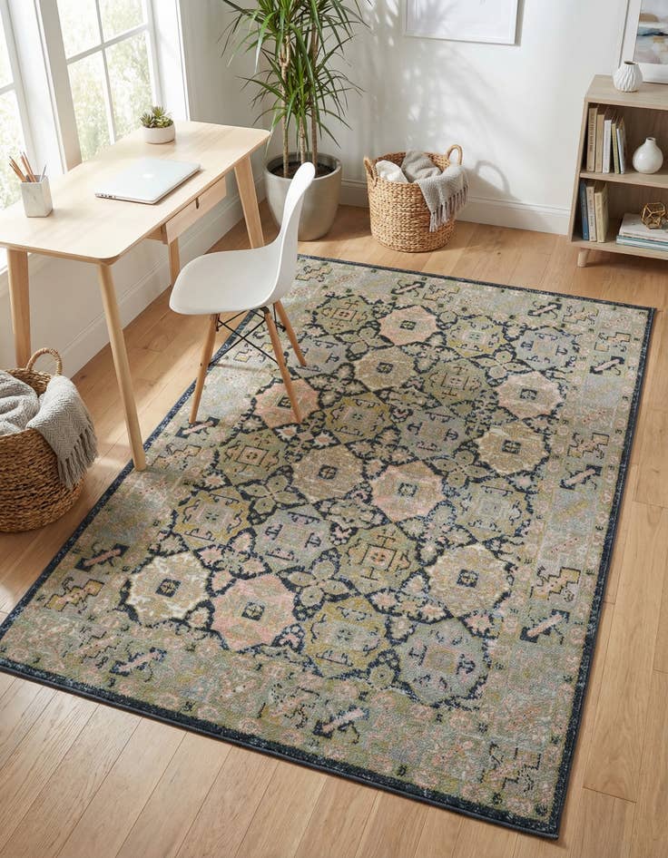 Detail image of 4' x 6' Kamala Washable Rug