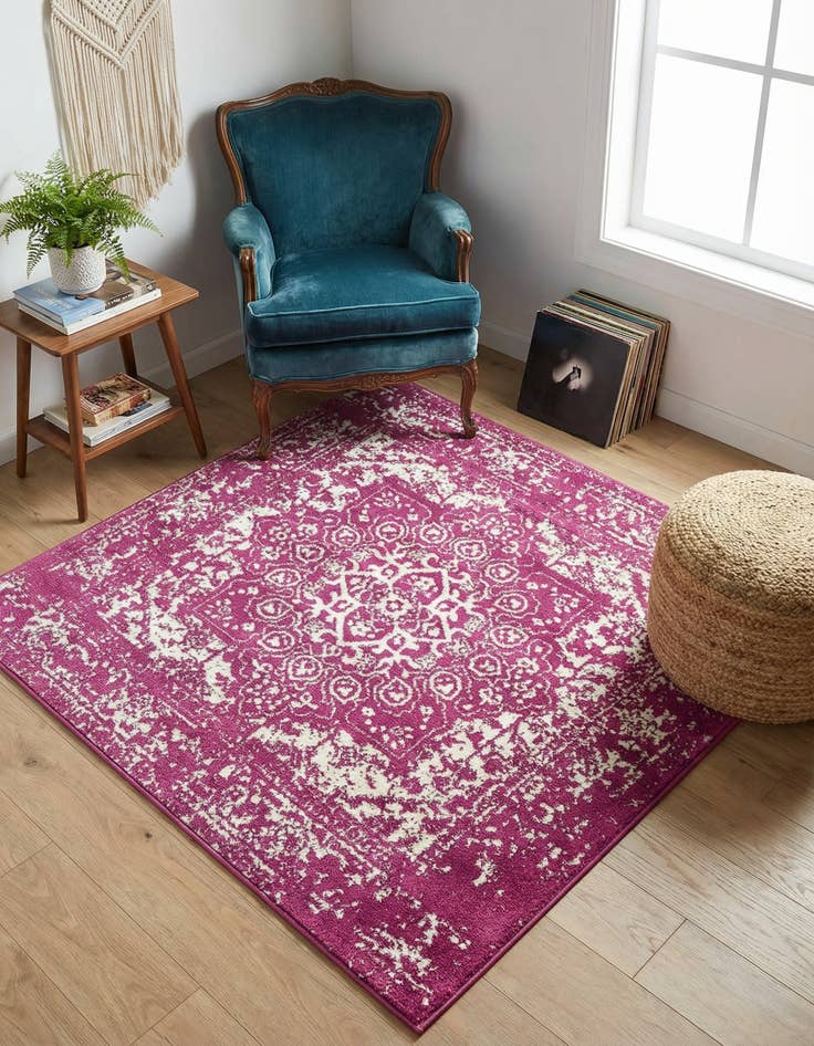 Detail image of 4' x 4' Arlington Square Rug