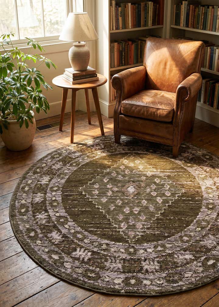 5' x 5' Grand Tradition Round Rug