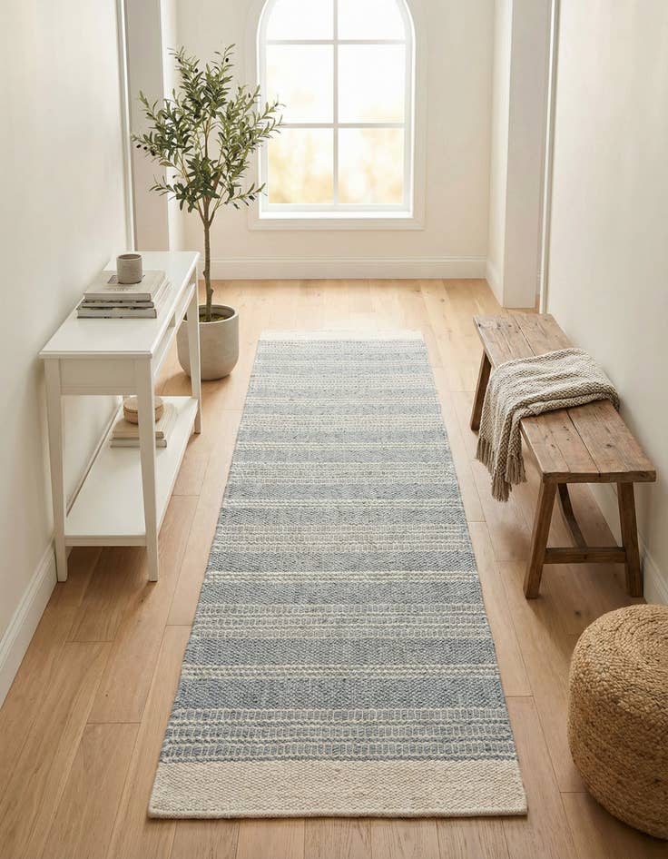 Detail image of 2' x 8' Hand Woven Lariat Runner Rug