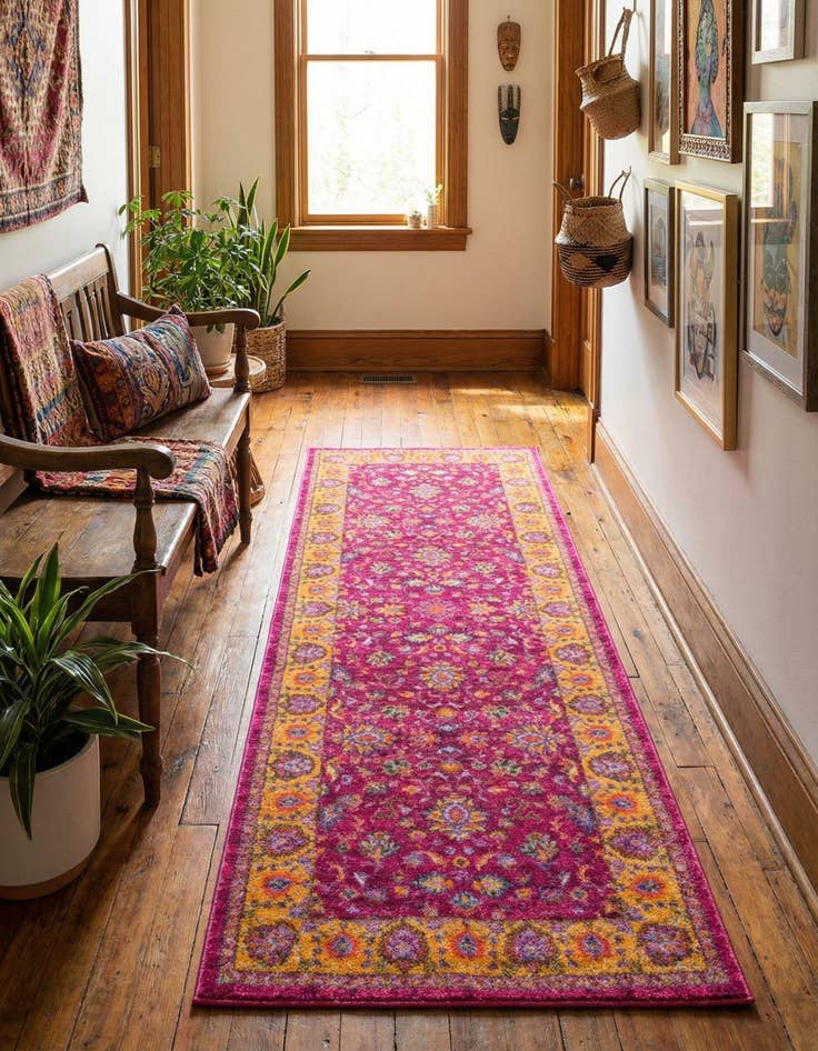 Detail image of 2' 2 x 6' Medina Runner Rug