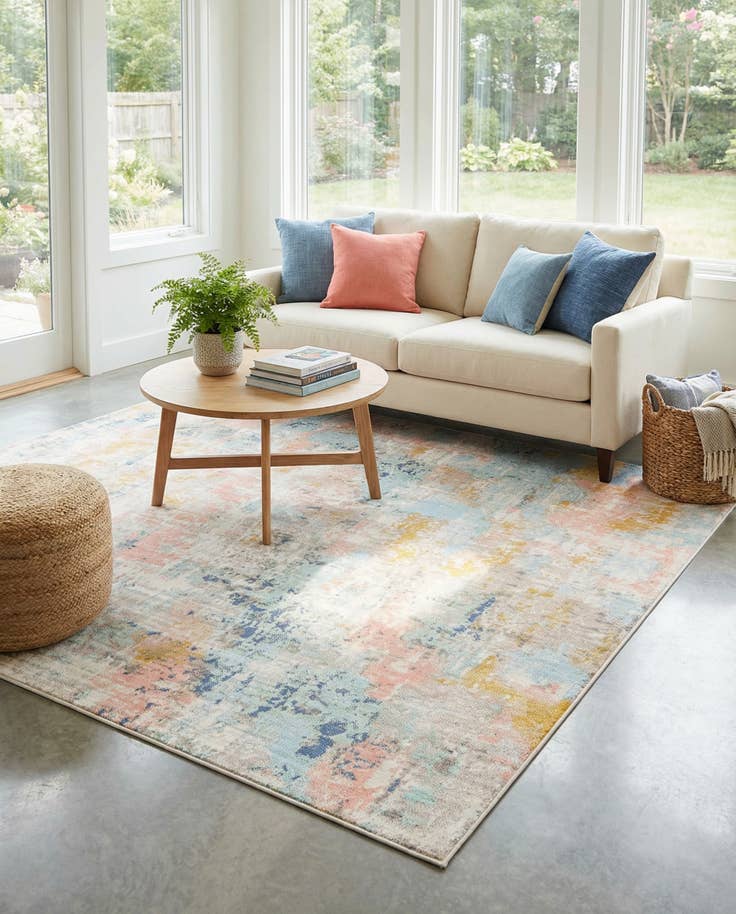 Detail image of 7' 10 x 10' Lotus Rug